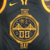 NBA Men Season 2018 Golden State Warriors Dark Grey #00 KUMINGA Jersey High Quality Name and Number Print