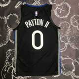 NBA Men Season 2020 Golden State Warriors Black Grey #0 PAYTON II Jersey High Quality Name and Number Print