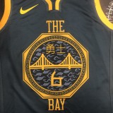 NBA Men Season 2018 Golden State Warriors Dark Grey #6 YOUNG Jersey High Quality Name and Number Print