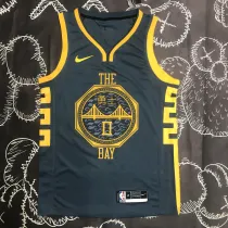 NBA Men Season 2018 Golden State Warriors Dark Grey #0 PAYTON II Jersey High Quality Name and Number Print