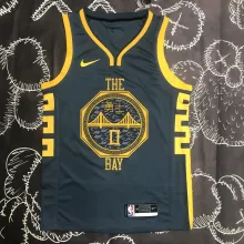 NBA Men Season 2018 Golden State Warriors Dark Grey #0 PAYTON II Jersey High Quality Name and Number Print
