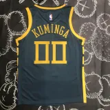 NBA Men Season 2018 Golden State Warriors Dark Grey #00 KUMINGA Jersey High Quality Name and Number Print