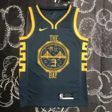 NBA Men Season 2018 Golden State Warriors Dark Grey #3 POOL Jersey High Quality Name and Number Print
