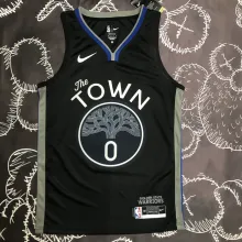 NBA Men Season 2020 Golden State Warriors Black Grey #0 PAYTON II Jersey High Quality Name and Number Print
