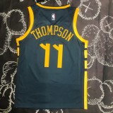 NBA Men Season 2018 Golden State Warriors Dark Grey #11 THOMPSON Jersey High Quality Name and Number Print