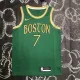 NBA Men Season 2020 Boston Celtics Green #7 BROWN Jersey High Quality Name and Number Print