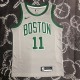 NBA Men Boston Celtics Grey #11 IRVING Jersey High Quality Name and Number Print