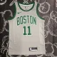 NBA Men Boston Celtics Grey #11 IRVING Jersey High Quality Name and Number Print
