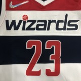NBA Men 75th Anniversary Washington Wizards White #23 JORDAN Jersey High Quality Name and Number Print
