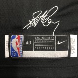NBA Men 75th Anniversary Golden State Warriors Elect Series Black #30 CURRY Jersey High Quality Name and Number Print