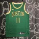 NBA Men Season 2020 Boston Celtics Green #11 IRVING Jersey High Quality Name and Number Print