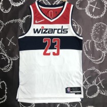 NBA Men 75th Anniversary Washington Wizards White #23 JORDAN Jersey High Quality Name and Number Print