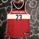 NBA Men 75th Anniversary Washington Wizards Red #23 JORDAN Jersey High Quality Name and Number Print