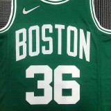 NBA 75th Anniversary Boston Celtics Green #36 SMART Jersey High Quality Name and Number Print