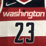 NBA Men 75th Anniversary Washington Wizards Red #23 JORDAN Jersey High Quality Name and Number Print