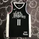 NBA Season 20-21 Men Los Angeles Clippers in Latin Black City #11 WALL Jersey High Quality Name and Number Print