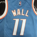 NBA Men Season 2022 Los Angeles Clippers Light Blue #11 WALL Jersey High Quality Name and Number Print