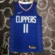 NBA Men 75th Anniversary Los Angeles Clippers Blue #11 WALL Jersey High Quality Name and Number Print