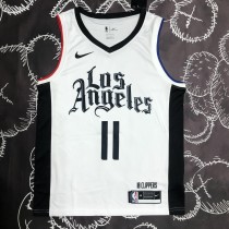 NBA Season 20-21 Men Los Angeles Clippers in Latin White City #11 WALL Jersey High Quality Name and Number Print