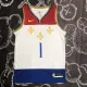 NBA Men Season 2020 New Orleans Pelicans White City #1 WILLIAMSON Jersey High Quality Name and Number Print