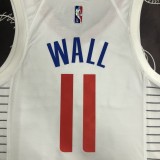 NBA Men 75th Anniversary Los Angeles Clippers White #11 WALL Jersey High Quality Name and Number Print