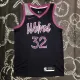 NBA Men Minnesota Timberwolves Black and Purple #32 TOWNS Jersey High Quality Name and Number Print