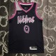 NBA Men Minnesota Timberwolves Black and Purple #0 RUSSELL Jersey High Quality Name and Number Print