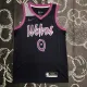 NBA Men Minnesota Timberwolves Black and Purple #0 RUSSELL Jersey High Quality Name and Number Print