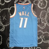 NBA Men Season 2022 Los Angeles Clippers Light Blue #11 WALL Jersey High Quality Name and Number Print