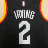 NBA Season 2021 Men Cleveland Cavaliers Black #2 IRVING Jersey High Quality Name and Number Print