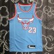 NBA Men Chicago Bulls Blue #23 JORDAN Jersey High Quality Name and Number Print