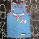 NBA Men Chicago Bulls Blue #23 JORDAN Jersey High Quality Name and Number Print