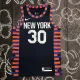 NBA Men New York Knicks Dark Blue #30 RANDLE Jersey High Quality Name and Number Print