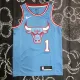 NBA Men Chicago Bulls Blue #1 ROSE Jersey High Quality Name and Number Print
