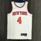 NBA Men 75th Anniversary New York Knicks White #4 ROSE Jersey High Quality Name and Number Print