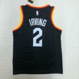 NBA Season 2021 Men Cleveland Cavaliers Black #2 IRVING Jersey High Quality Name and Number Print