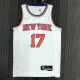 NBA Men 75th Anniversary New York Knicks White #17 LIN Jersey High Quality Name and Number Print