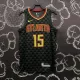 NBA Men Atlanta Hawks Black #15 CARTER Jersey High Quality Name and Number Print