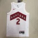 NBA Men Toronto Raptors White #2 LEONARD Jersey High Quality Name and Number Print