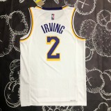 NBA 75th Anniversary Los Angeles Lakers White Round Neck #11 IRVING Jersey High Quality Name and Number Print