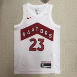 NBA Men Toronto Raptors White #23 VANVLEET Jersey High Quality Name and Number Print