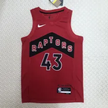 NBA Men Toronto Raptors Red #43 SIAKAM Jersey High Quality Name and Number Print