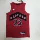 NBA Men Toronto Raptors Red #23 VANVLEET Jersey High Quality Name and Number Print
