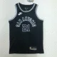 NBA Men Season 2023 San Antonio Spurs Black Retro #21 DUNCAN Jersey High Quality Name and Number Print