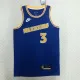 NBA Men Season 2023 Golden State Warriors Blue Retro #3 POOLE Jersey High Quality Name and Number Print