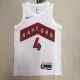 NBA Men Toronto Raptors White #4 BARNES Jersey High Quality Name and Number Print