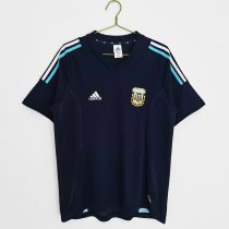 2002 Argentina Away Retro Jersey Fans Version
