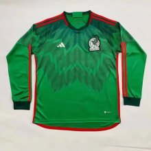 22/23 Mexico Home World Cup Jersey Long Sleeve Fans Version