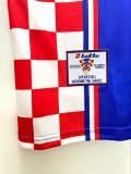 1998 Croatia Away Retro Soccer Jersey