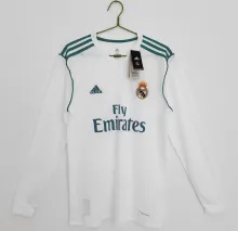 17/18 Real Madrid Home Retro Jersey Long Sleeve
